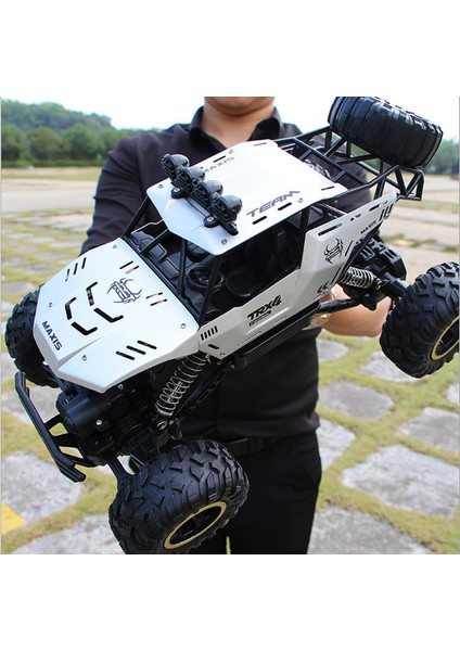 Süper Büyük Alaşım Tırmanma Off-Road 4WD Uzaktan Kumanda Oyuncak Modeli 1:12 Kaya Tırmanışı Dağ Bigfoot Çocuk Arabası (Yurt Dışından)