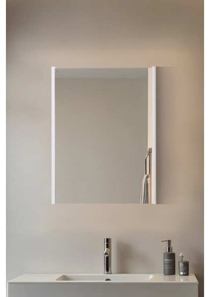 Aynalı Banyo Dolabı – Raflı Lavabo Üstü, Modern Tasarım 55X60 fiyatları