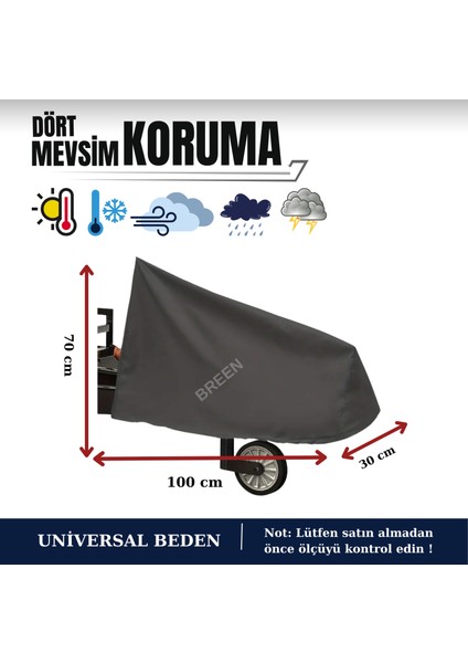 Siyah Karavan Çekme Kancası Koruyucu Örtü, Karavan Birleşim Yeri Koruma Kılıfı, Su Geçirmez, Toz ve Kir Önleyici Branda