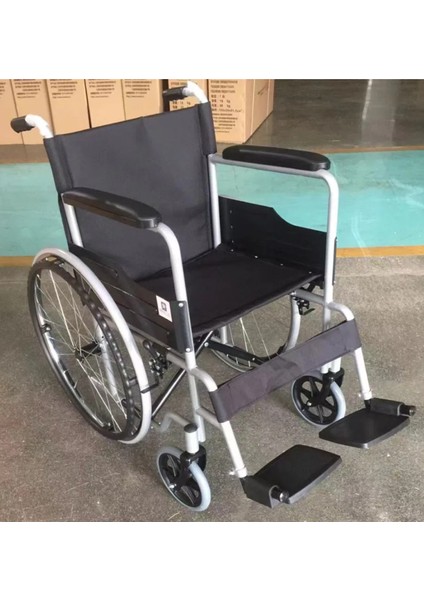 Tekerlekli Sandalye Manuel Katlanabilir Siyah BME4611D fiyatları