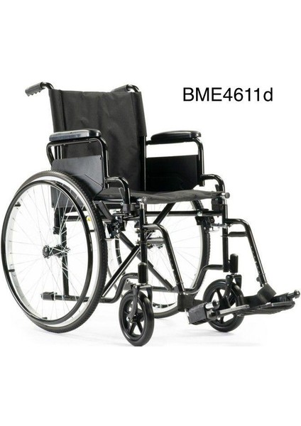 Tekerlekli Sandalye Manuel Katlanabilir Siyah BME4611D fırsatları