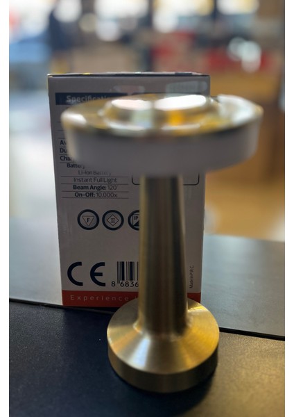 Horoz 050-002-0001 2W Şarjlı Gold Masa Lambası - 3 Renk Işık Modu fırsatları