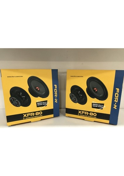 Xfr-80 20 cm Mıdbass 300W 180RMS Pro Seri Kusursuz Tonlama fiyatları