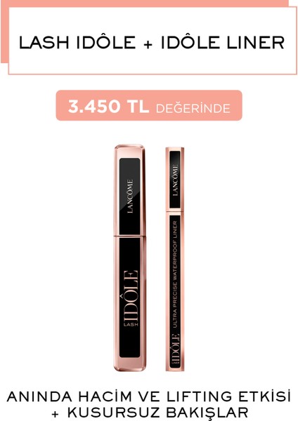Lash Idôle Maskara & Eyeliner Makyaj Seti 7829999999097