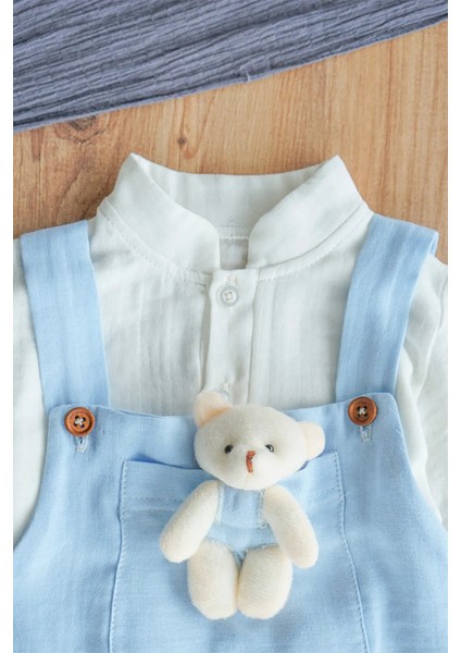 x Ipek Atlas Erkek Kız Bebek Çocuk Müslin Salopetli Takım fiyatları