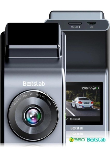 360 G300H Pro 2k Qhd Adas Wifi Gps 140° Geniş Açı Gece Görüşlü Akıllı Araç Içi Kamera