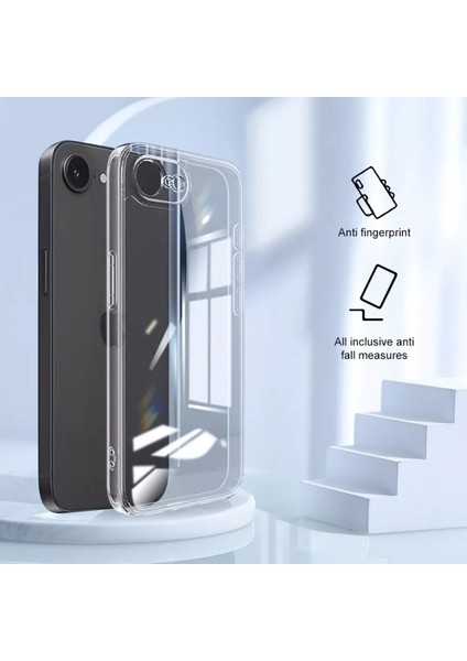 Apple iPhone 16E Kılıf Kamera Korumalı Şeffaf Ultra Ince Esnek Renksiz Silikon Kapak modelleri