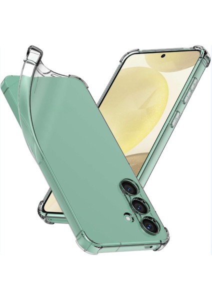 Samsung Galaxy A56 Kılıf Antishock Darbe Emici Kamera Korumalı Yumuşak Esnek Şeffaf Silikon Kapak