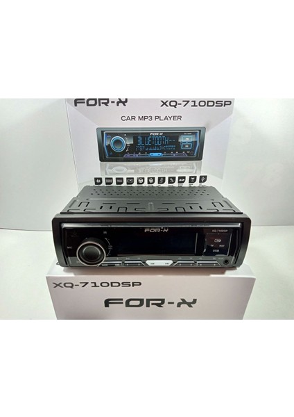 Teyp – For-X XQ-710DSP 4X60W – 8 Kanal 4 Amfi Çıkışlı Tesisat Teybi - For-X Çakmak Hediyeli