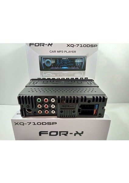 Teyp – For-X XQ-710DSP 4X60W – 8 Kanal 4 Amfi Çıkışlı Tesisat Teybi - For-X Çakmak Hediyeli
