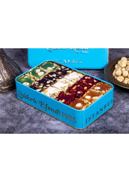1935 | Antep Fıstıklı ve Fındıklı Karışık Fitil Türk Lokumu | 750 gr