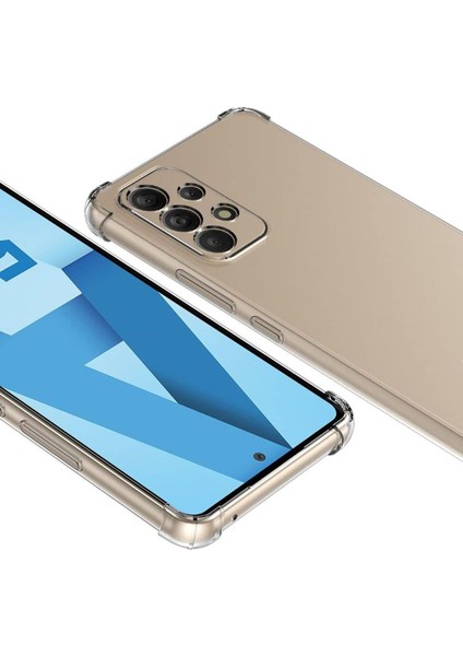 Samsung Galaxy A32 Kılıf Antishock Darbe Emici Kamera Korumalı Yumuşak Esnek Şeffaf Silikon Kapak