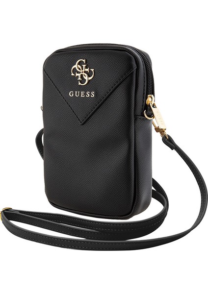 Orjinal Lisanslı Kadın Omuz Çantası 4g Metal Logolu Fermuarlı Pu Deri Çapraz Askılı Siyah fiyatları