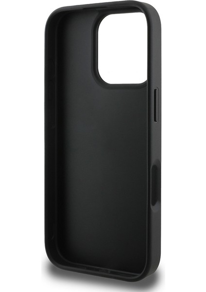 iPhone 16 Pro Max Kılıf Guess Orjinal Lisanslı Pu Deri Şerit Logo Dizaynlı Kapak Siyah fırsatları