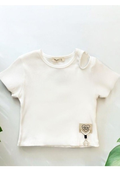 Kız Çocuk Fitilli Omzu Açık Pamuklu Bluz fiyatları