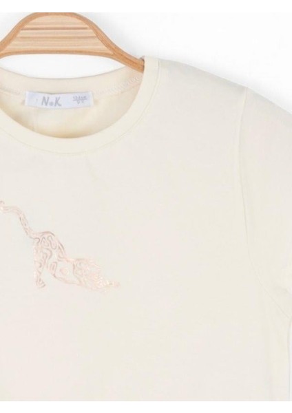 Kız Çocuk Pamuklu Crop Tshirt indirimleri