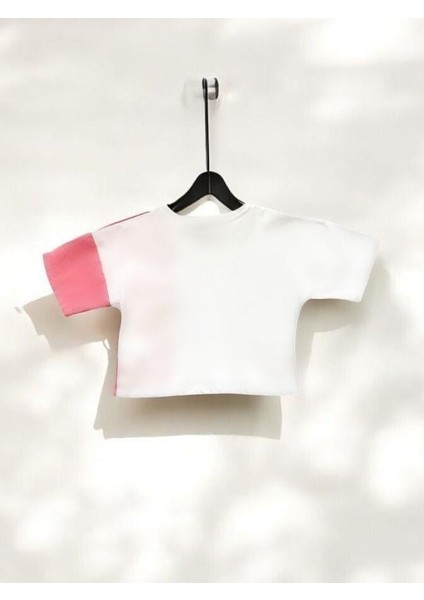 Kız Çocuk Good Things Yazılı Çift Renk Tshirt indirimleri