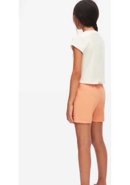 Kız Çocuk Pamuklu Yarım Kol Tshirt fırsatları