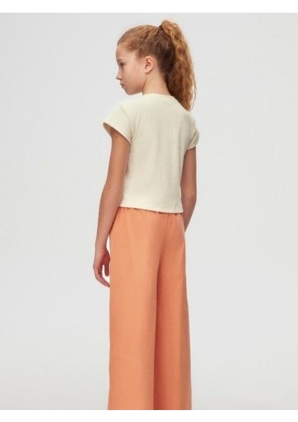 Kız Çocuk Pamuklu Yarım Kol Tshirt indirimleri
