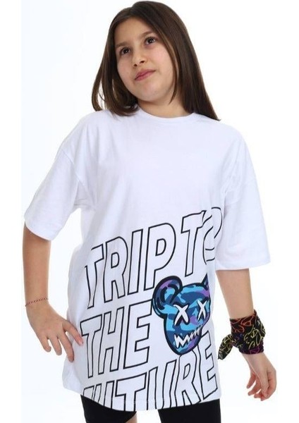 Çocuk Trip Baskılı Tshirt