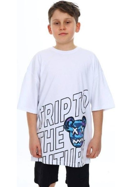 Çocuk Trip Baskılı Tshirt