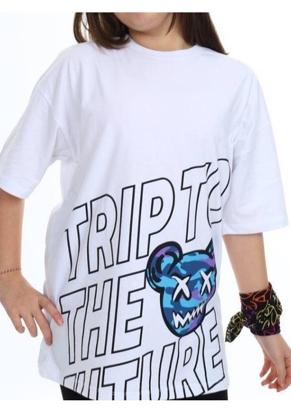 Çocuk Trip Baskılı Tshirt