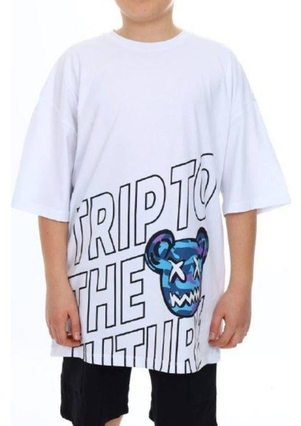 Çocuk Trip Baskılı Tshirt