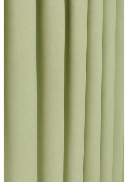 Barcelona Kadife Dokulu Fon Perde Çağla (Pilesiz) modelleri