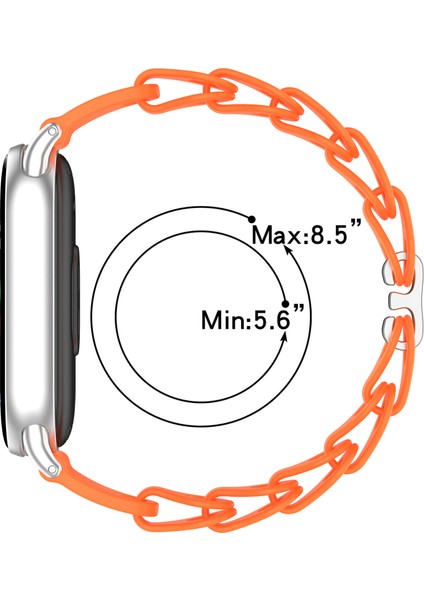 Xiaomi Mi Band 8 Mi Band 9 Uyumlu Örgü Silikon Kordon Bileklik Metal Pimli