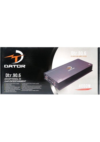 Dtr.90.6 Profesyonel 6 Kanal Anfi 6*90W Rms