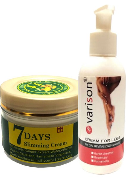 120 ml Bacak Krem + 7 Days Slimingcream Yaza Hazırlık Jeli