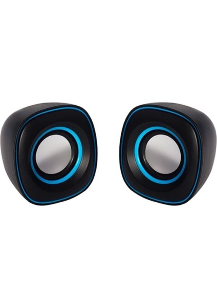 Magıcvoıce D-015 1 + 1 USB Mini Hoparlör ( 5 Watt*4 Ohm ) - Kırmızı