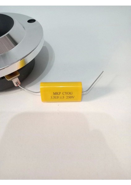 Tweeter Kondansatör - 3.3uf Dome Tweeter Sigortası 1 Adet - Bütün Markalarla Uyumlu