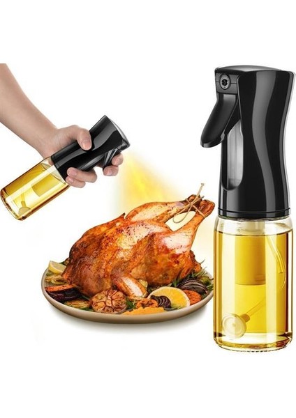Çok Amaçlı Cam Şişe Püskürtmeli Dağıtıcı Yağdanlık Limonluk Sirke Sosluk Spreyi (4989)