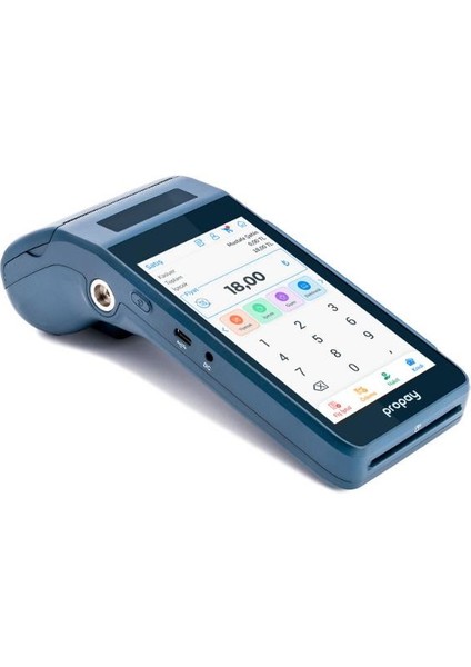 P1000 Ecr Android Yazar Kasa Pos, Dokunmatik, 4g, Gps, Wi-Fi