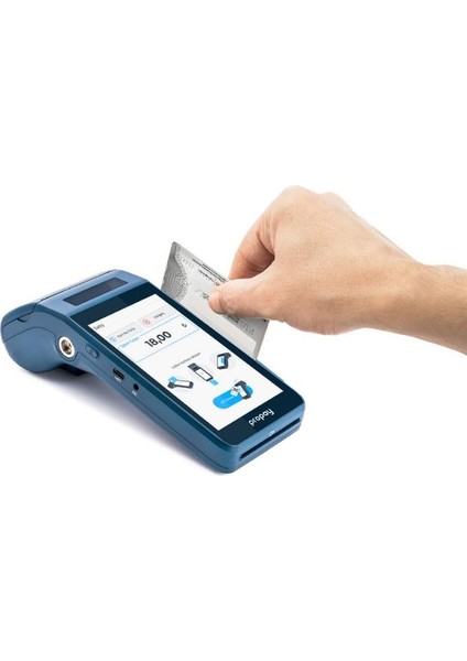 P1000 Ecr Android Yazar Kasa Pos, Dokunmatik, 4g, Gps, Wi-Fi