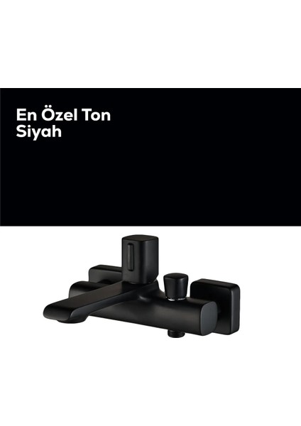 Alfa Banyo Bataryası Armatürü Mat Siyah AL2500S fiyatları