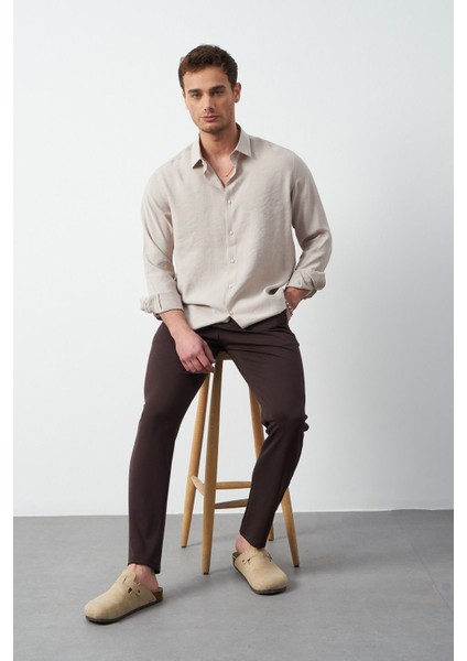 Modal Uzun Kol Rahat Kesim Erkek Gömlek modelleri