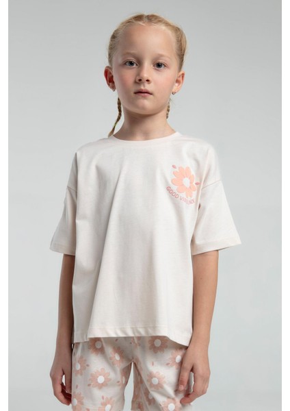 RP3609 - Bej - Rolypoly Kız Çocuk Şort Takım fiyatları