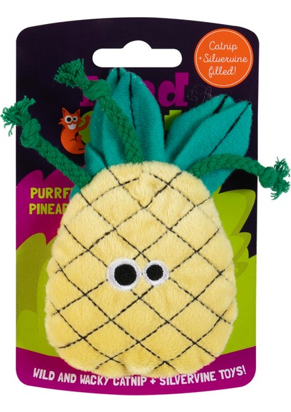 Purrfect Pineapple Kedi Otlu ve Matatabili Kedi Oyuncağı
