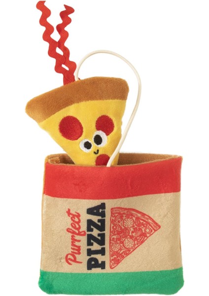 Purrfect Pizza Kedi Otlu ve Matatabili 2'li Kedi Oyuncağı