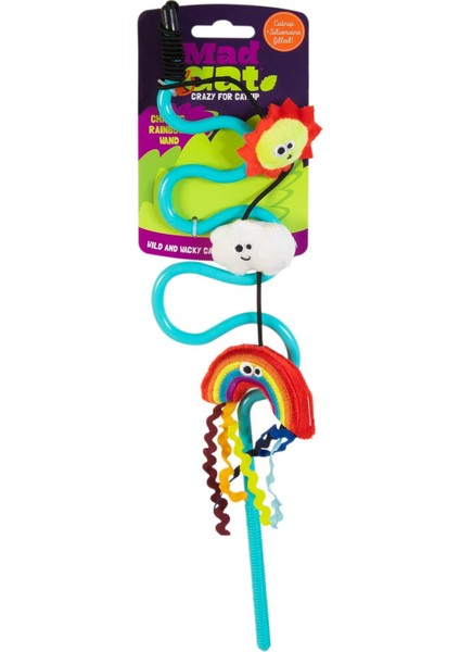 Rainbow Chaser Kedi Otlu ve Matatabili Oyuncaklı Kedi Oltası