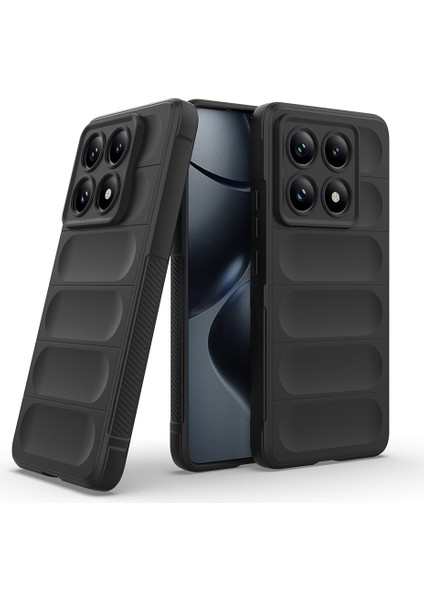 Xiaomi 14T Pro Uyumlu Kılıf Etnik Optimum Silikon Siyah