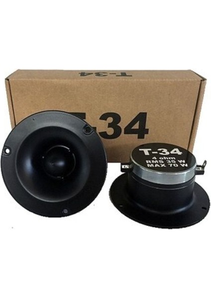 T-34 10 cm Neodyum Profesyonel Tweeter