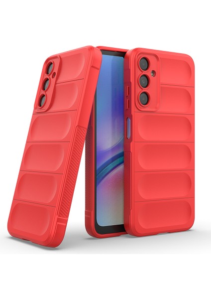 Samsung Galaxy A16 Uyumlu Kılıf Etnik Optimum Silikon Kırmızı