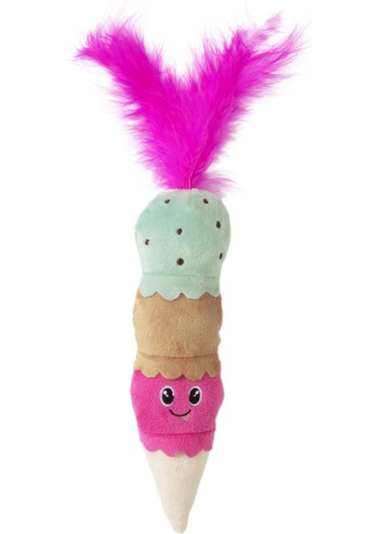 Ice Cream Kicker Matatabili Hışırtılı Kedi Oyuncağı