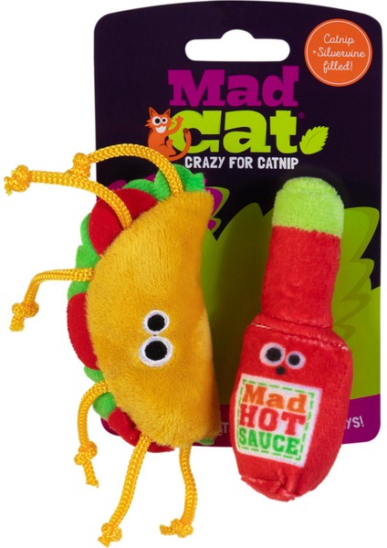 Taco Tuesday Kedi Otlu ve Matatabili 2'li Kedi Oyuncağı