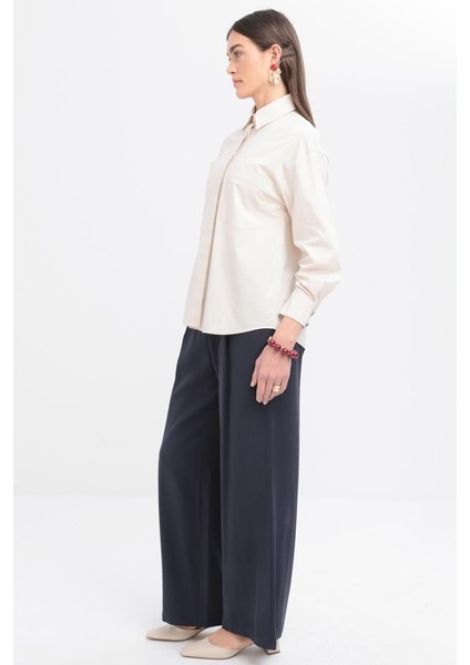 Taş-Kolu Büzgülü Poplin Gömlek fiyatları