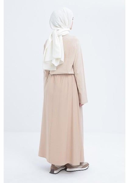 Bej-Beli Büzgülü Çan Etek modelleri