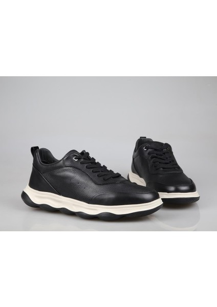 Marcomen 20414 Hakiki Deri Siyah Erkek Günlük Ayakkabı fırsatları